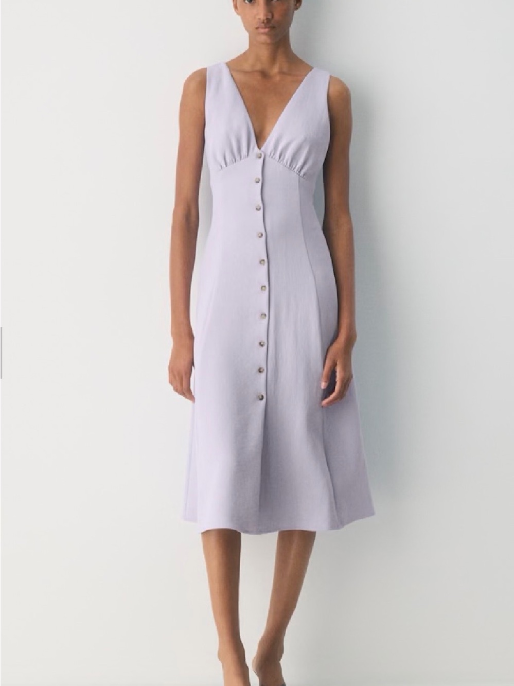 Aritzia Pagoda Dress - Crepette Wildflower Lilac Size 8